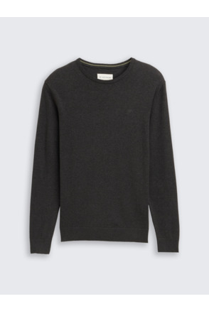 Gebreide trui met geprint logo