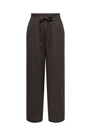 Regular Fit Basic elastische taillebroek met zijzakken