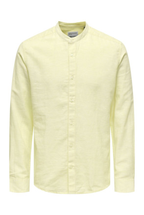 Slim Fit China Kraag Lange Mouwen (L/M) Heren