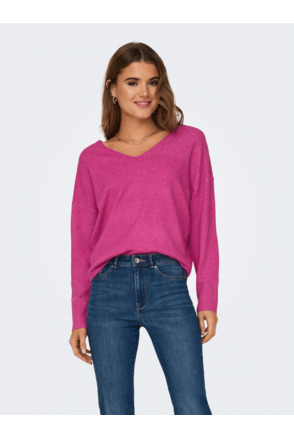 ONLRICA LIFE L/S V-NECK PULLO KNT N