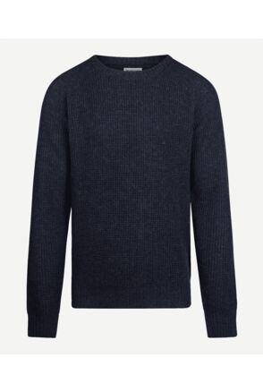 Fancy Knit C-Neck Sweater