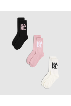 BLOCK LOGO SPORT SOCKS 3PK