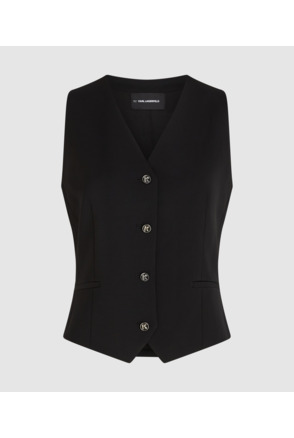 K BUTTON TAILORED GILET