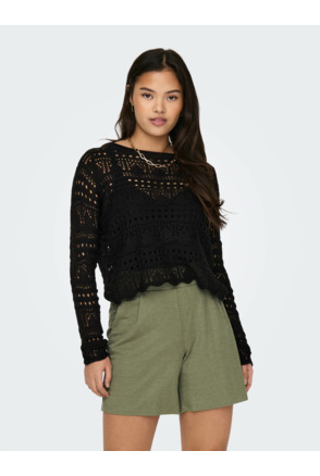 JDYSUN LAY L/S BOATNECK PULLOV. KNT