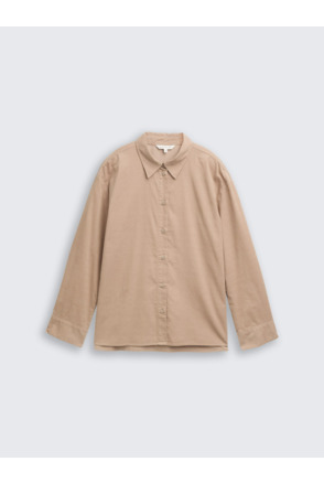 Oversized blouse van corduroy