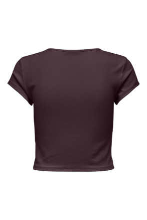 Regular Fit O-Neck Short Sleeves (S/S) T-shirt met strikdetail voor dagelijks gebruik