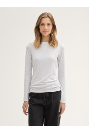 Overhemd met lange mouwen in edelsteenlook