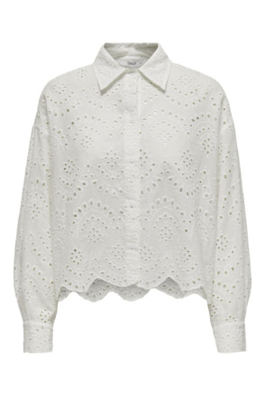 Loose Fit Shirt Collar Long Sleeves (L/S) Shirt met lange mouwen en verlaagde schouders