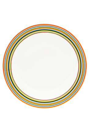 Origo plate flat 26cm orange