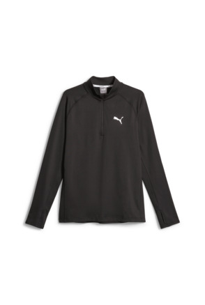 RUN CLOUDSPUN 1/2 ZIP PUMA Black