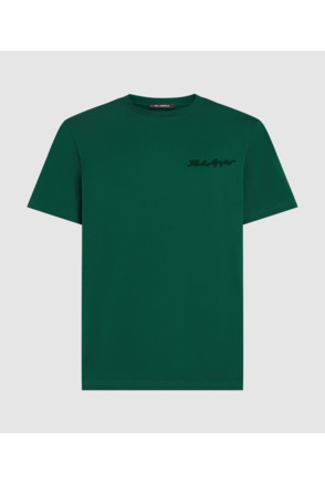 SGNTR FLOCK PRINT T-SHIRT