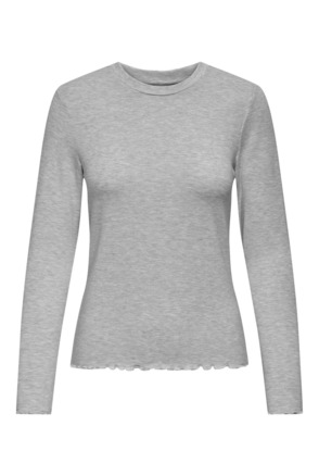 Regular Fit O-Neck Long Sleeves (L/S) Basic top met ronde hals en lange mouwen