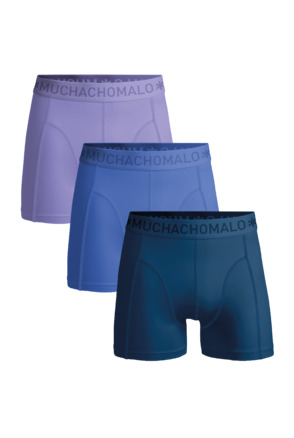 Heren 3-Pack Boxershorts Effen Blue