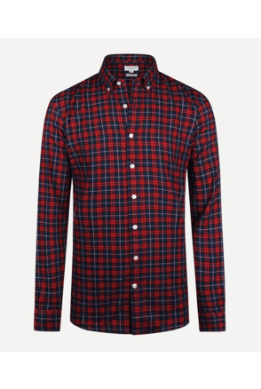 Classic Y/D Check Shirt 100% Cotton Heren