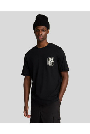 Embroidered Badge Graphic T-shirt