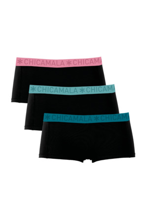 Meisjes 3-pack Boxer Shorts Effen