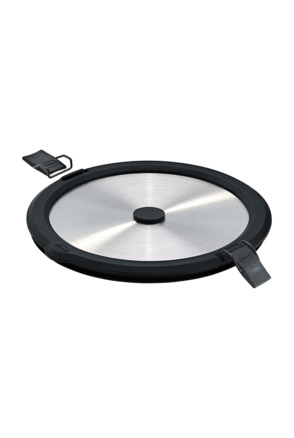 Stainless Steel Lid FLEXX 2GO with clips for container 0,4 L