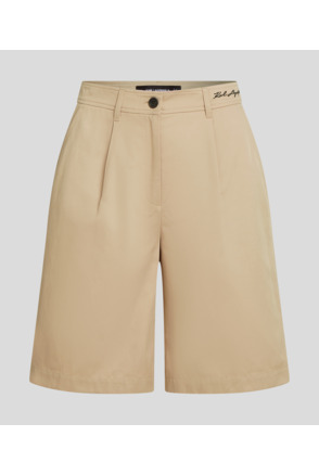 PLEATED BERMUDA