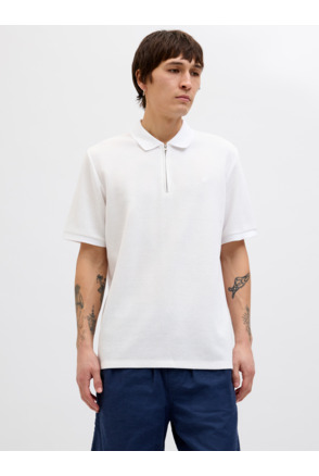 JJEAUSTIN ZIP POLO SS NOOS