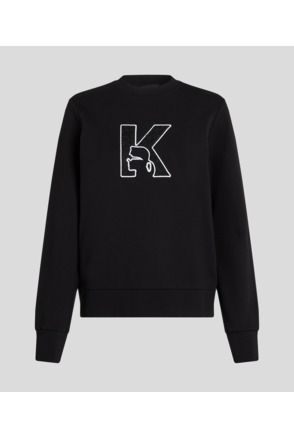 K LOGO BOUCLE SWEATSHIRT