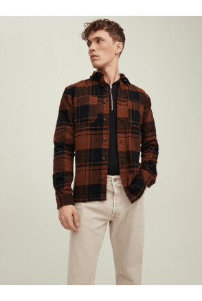 JJELOGAN CHECK OVERSHIRT L/S SN