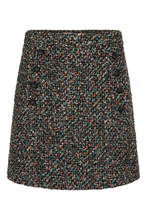 Aaiko Dames zwarte rok Tweed