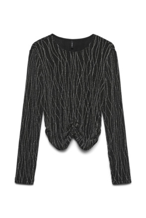 Cropped Fit O-Neck Long Sleeves (L/S)