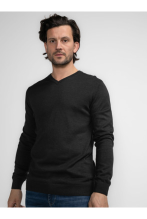 Heren Breiwerk V-hals Basic