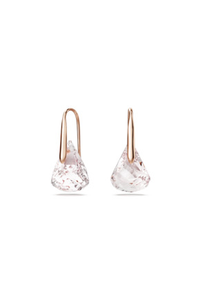 Lunar Pierced Earrings OU Rose Gold shiny Crystal  BLUSH