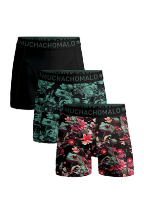 Heren 3-Pack Boxershorts Print/Print/Effen