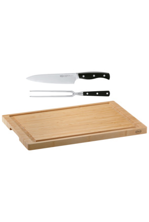 Carving Set PURA incl. cutting board 3 pcs