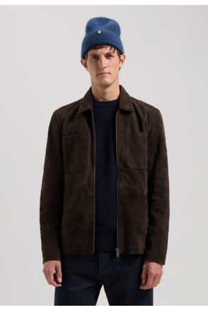 Dstrezzed Heren Suede Hybride Shirt Beige Aiden