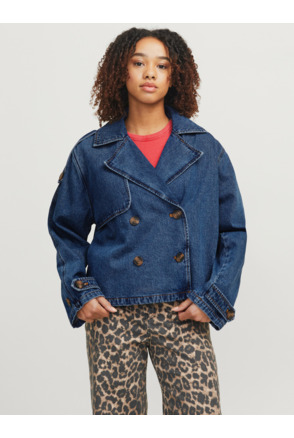 JXCARLIE SHORT LS DENIM TRENCHCOA D