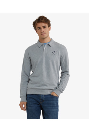 Polo Sweatshirt 100% Cotton Heren