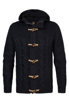 Men Knitwear Hooded Cardigan