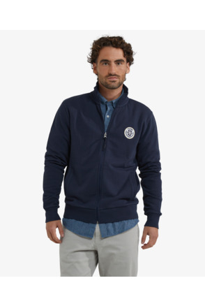 Zip Thru Sweatshirt 100% Cotton Heren