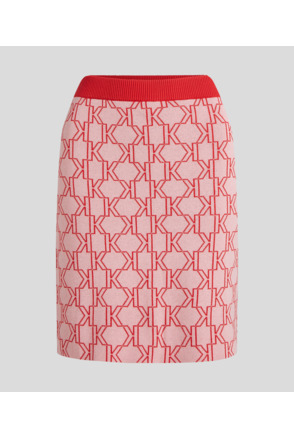MONOGRAM KNIT SKIRT