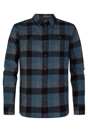 Men Shirt Long Sleeve Check