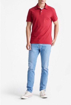 King Essentials The James Poloshirt Rood
