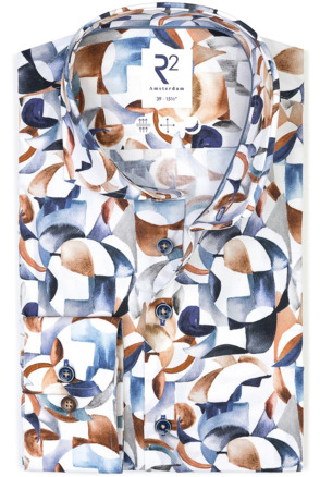 R2 Overhemd Print Multicolor
