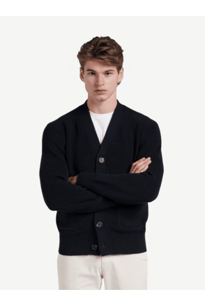 No Label Heren vest Boston Heavy-knit