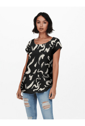ONLNOVA LIFE S/S TOP AOP  PTM