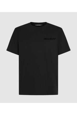 SGNTR FLOCK PRINT T-SHIRT