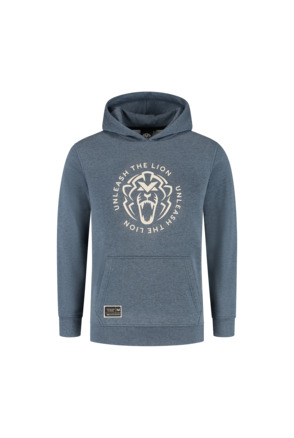 Hoodie - Heather Blue - Unleash The Lion