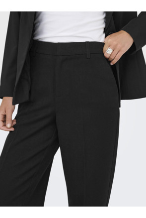 Straight Tapered Fit Broek met wijde pijpen, Straight Tapered Fit en hoge taille