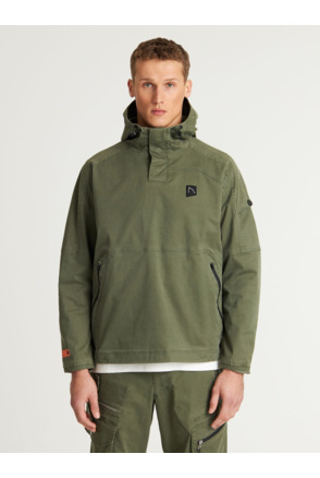 Chasin Heren Winddichte Jas Zwart Vortex Anorak