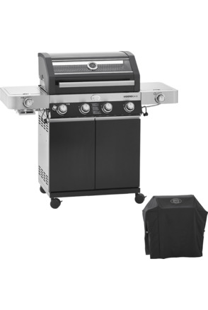 BBQ-Station Videro G6-S Vario+ inkl. Abdeckhaube und Grillplatte