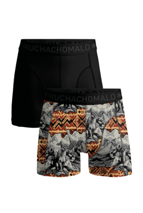 Heren 2-Pack Print/Black