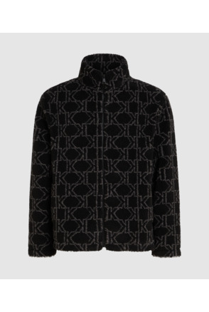 MONO JACQUARD FLEECE JACKET