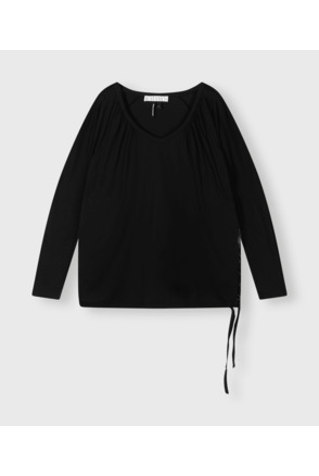 10DAYS Dames lange mouw t-shirt tie 100% biologisch katoen